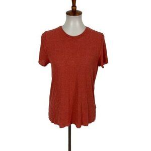 PST Top Large Coral Short Sleeve Tee Casual Y2K Retro Athleisure Everyday